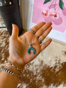 The Mini Turquoise Naja Pendant