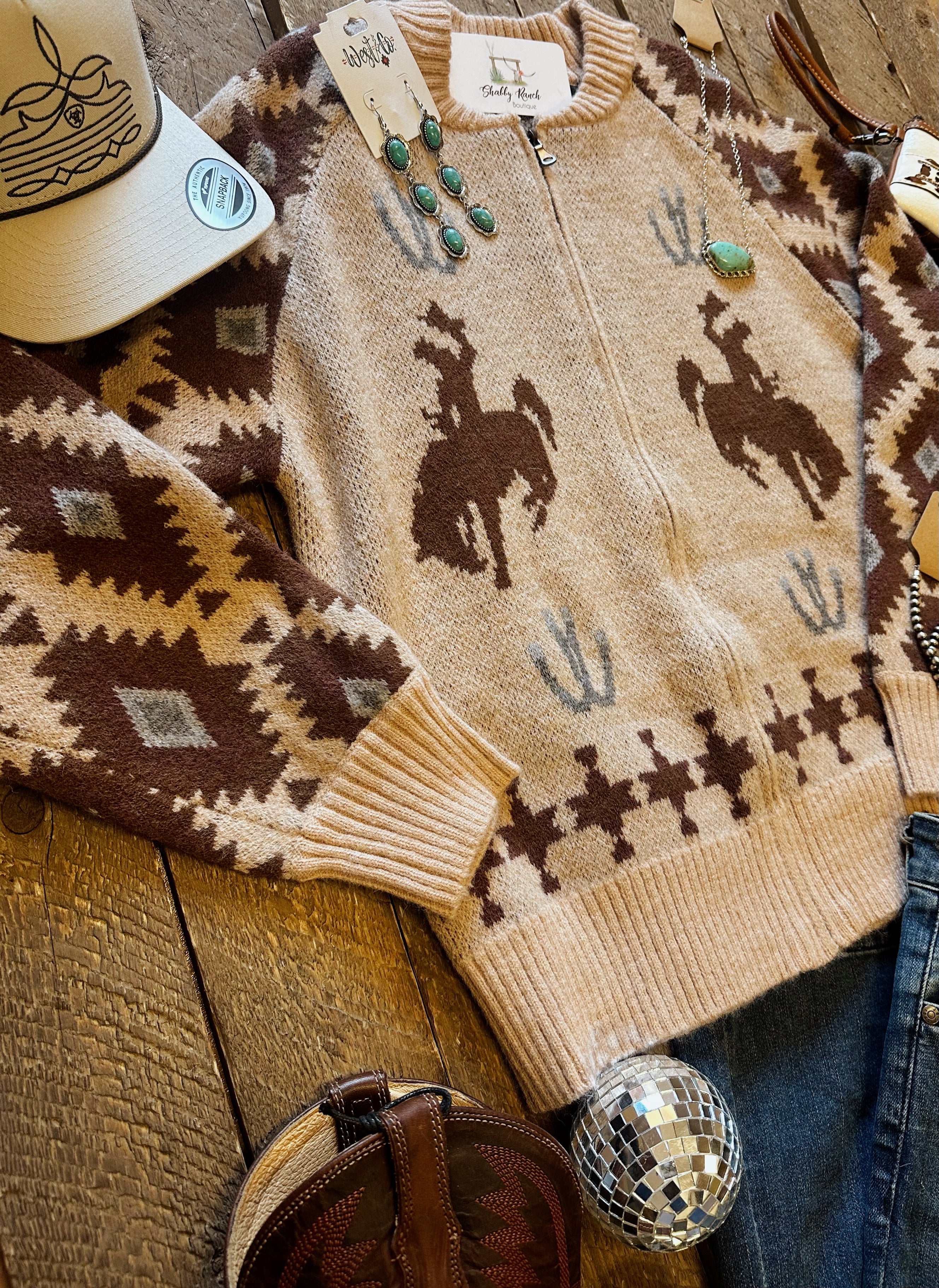 The Kickin Bronc Sweater