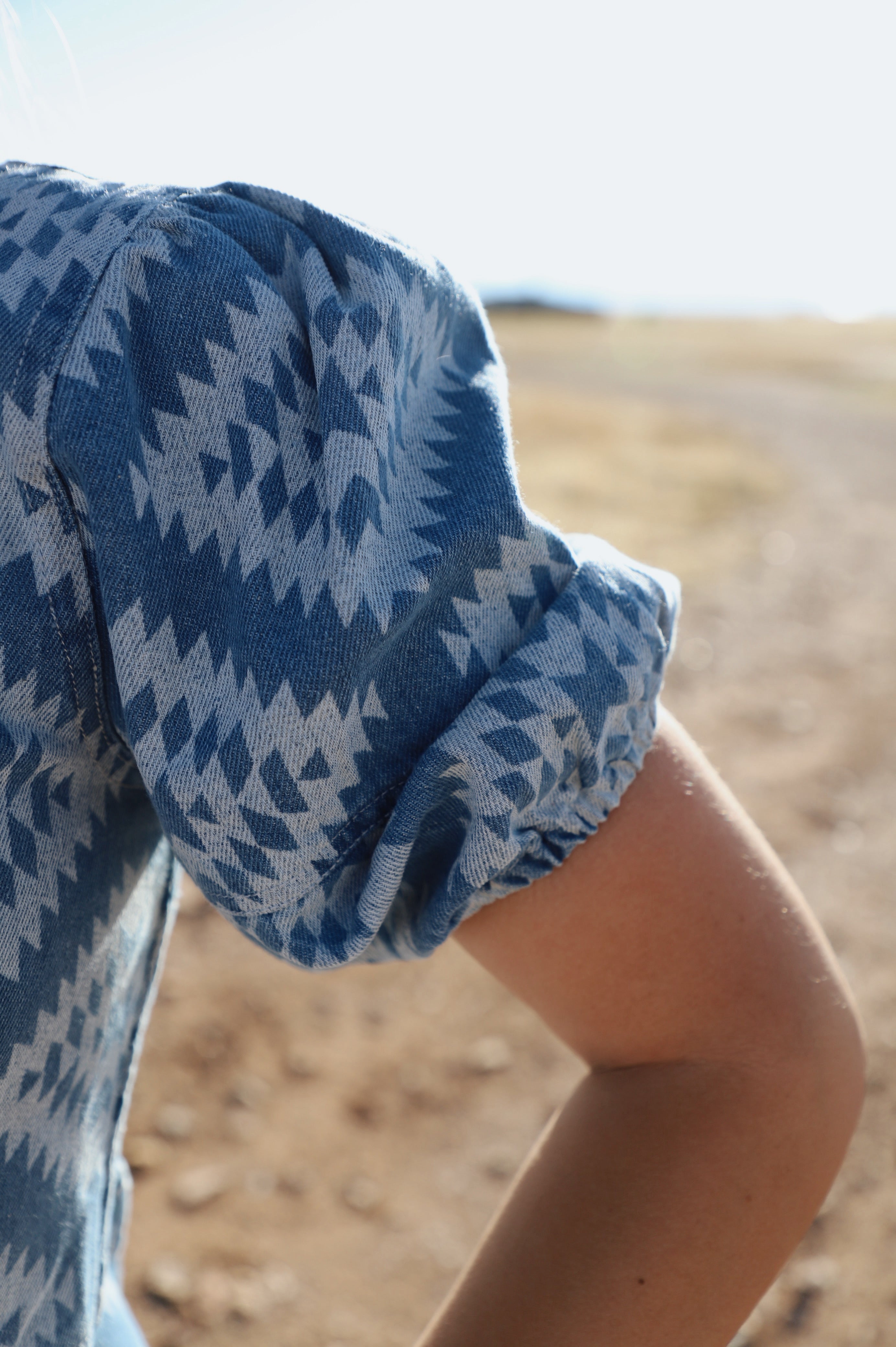 The Denim Aztec Dress
