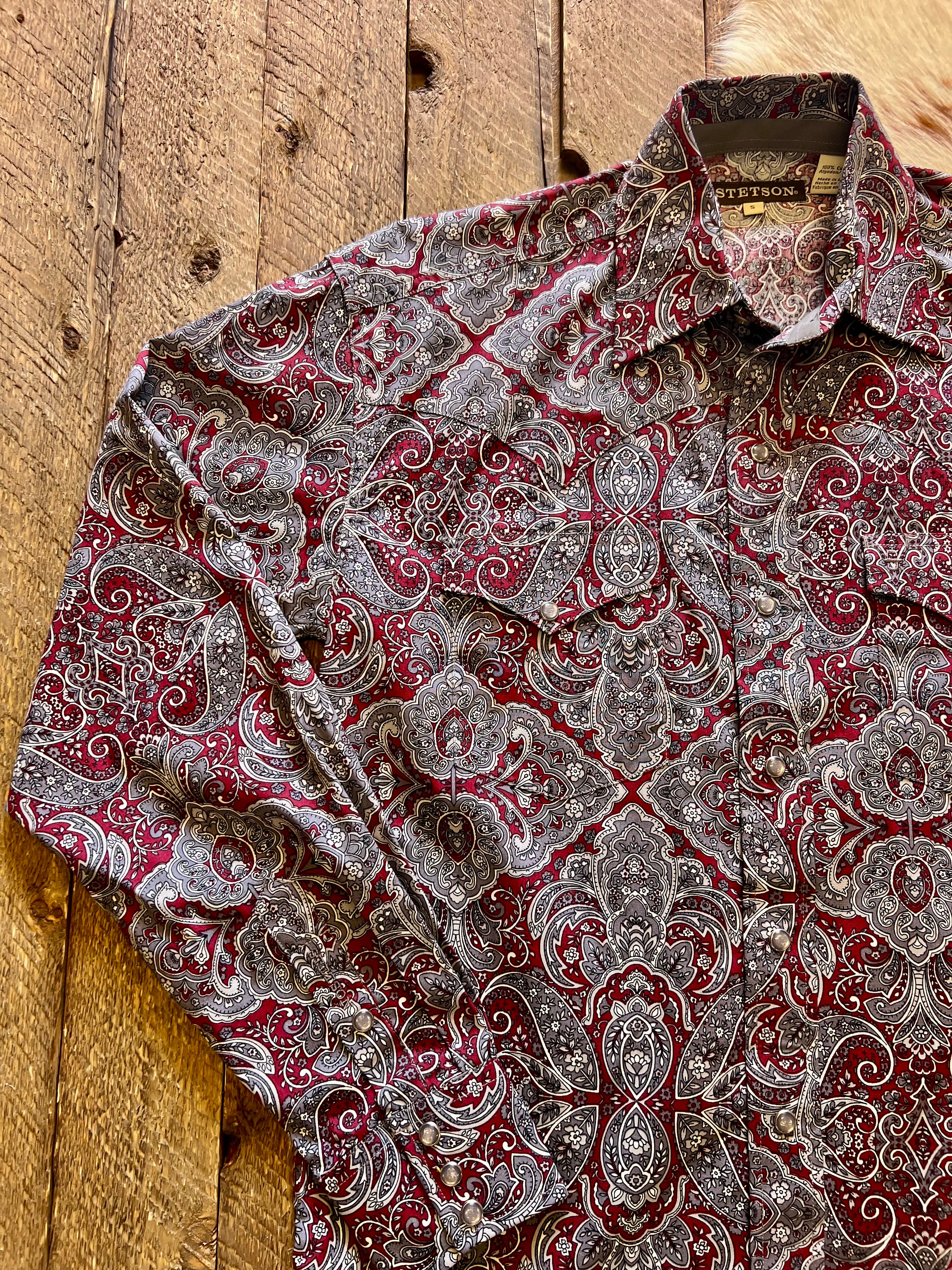 Stetson-Men's Medallion Paisley Shirt