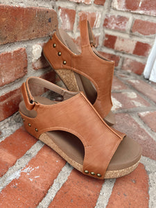 The Volta Wedge- Cognac