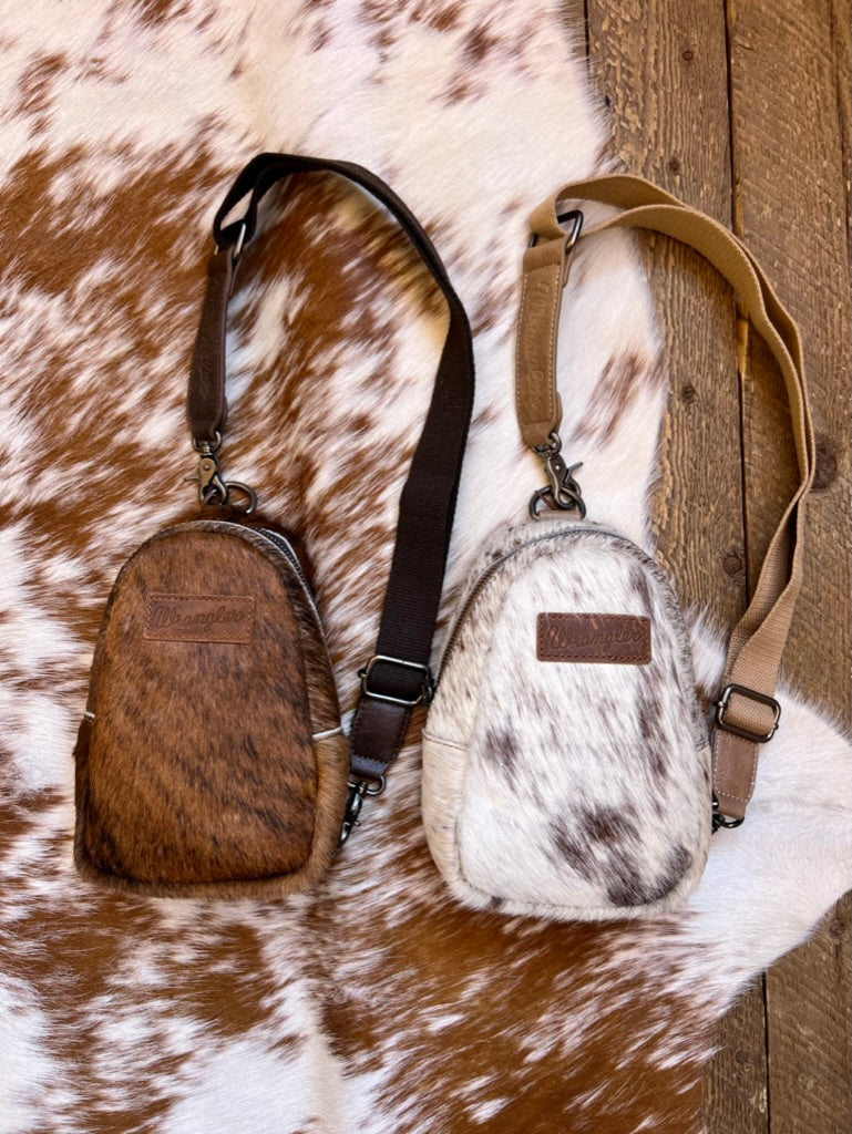 The Wrangler Cowhide Crossbody Bag