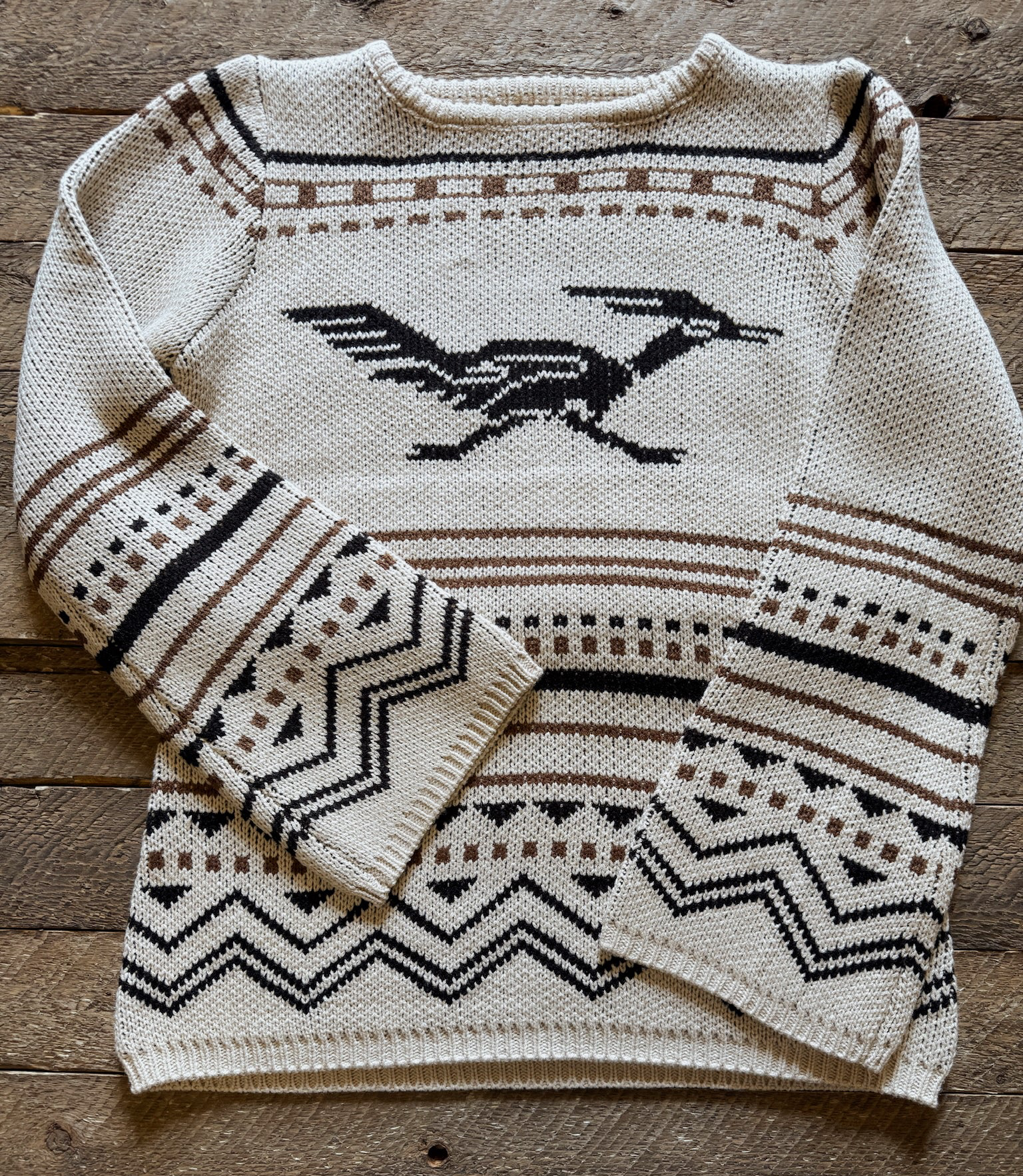 The Rustic Roadrunner Sweater