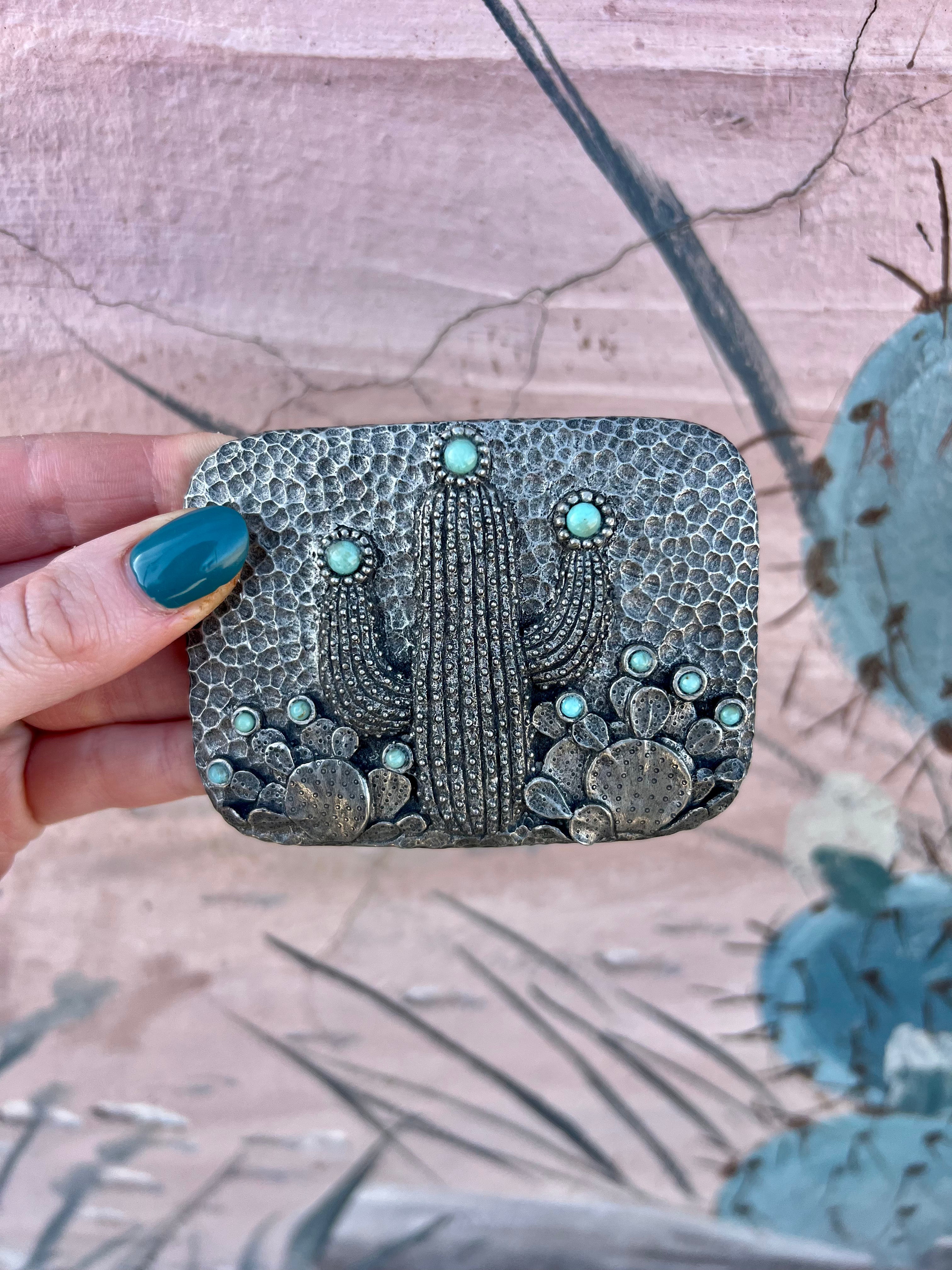 Cactus Belt Buckle