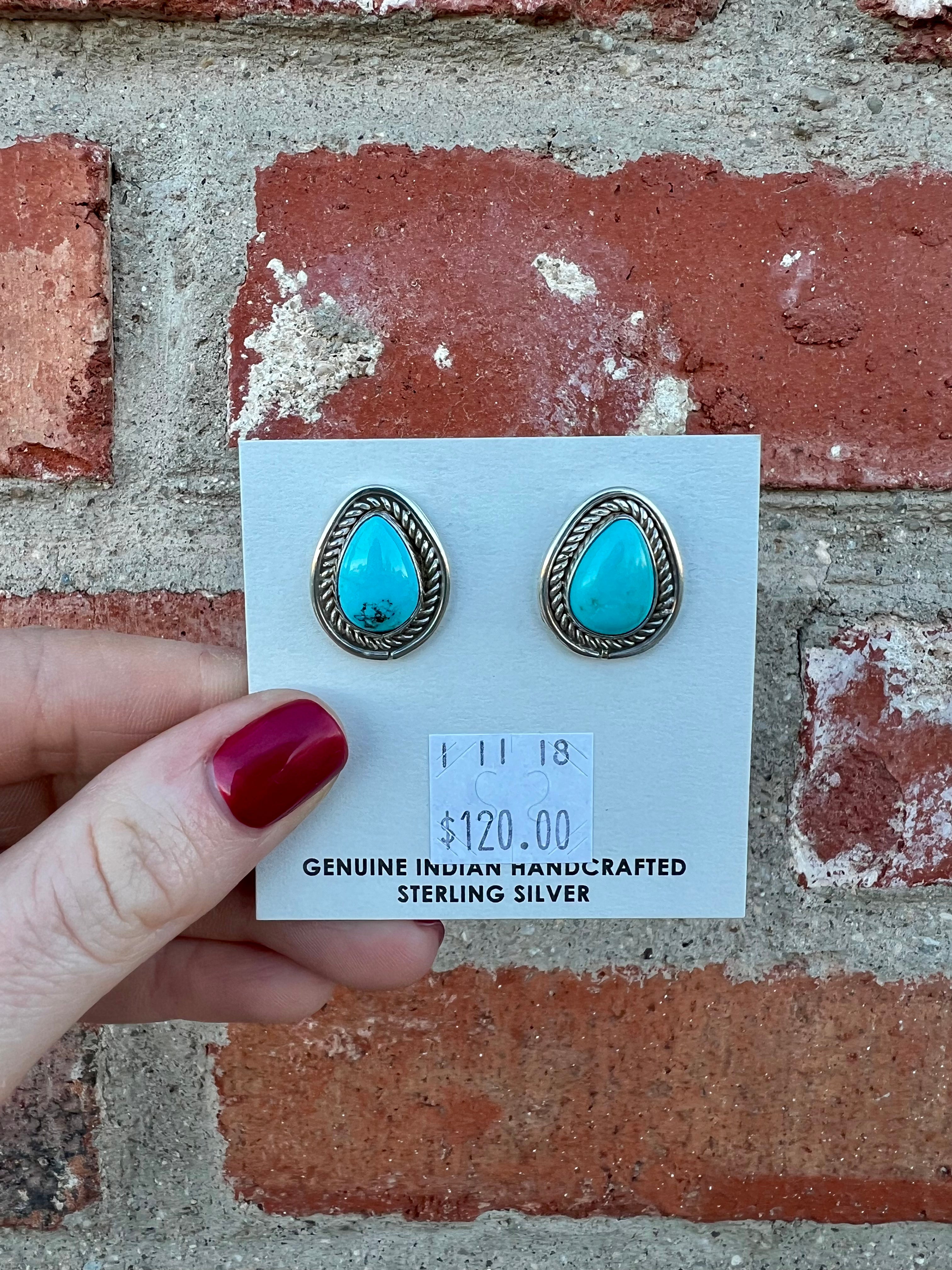 The Tallulah Turquoise Studs