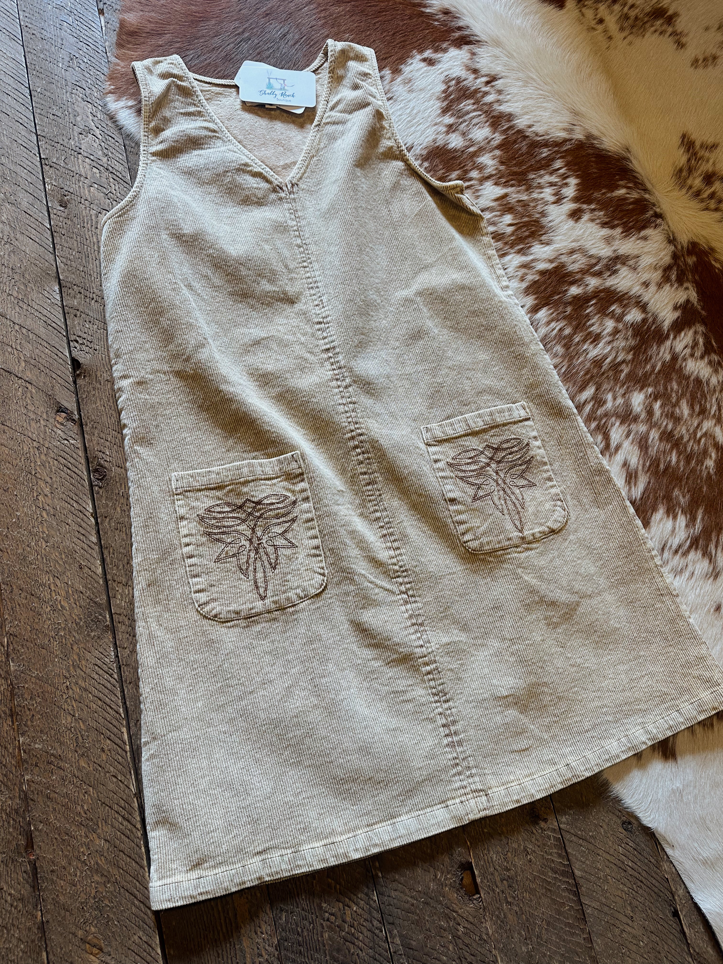 The Evie Corduroy Dress