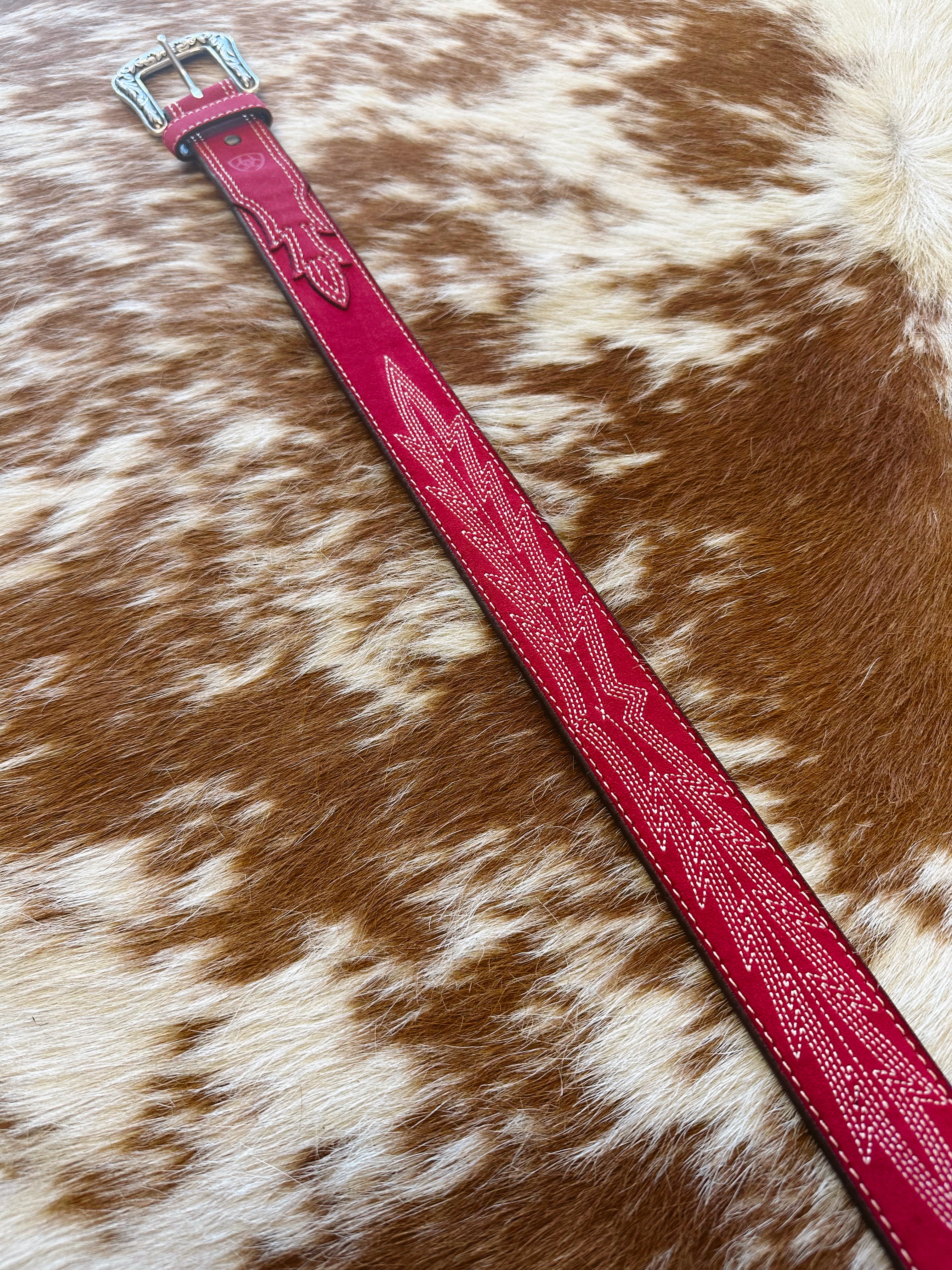 The Pink Casanova Ariat Belt