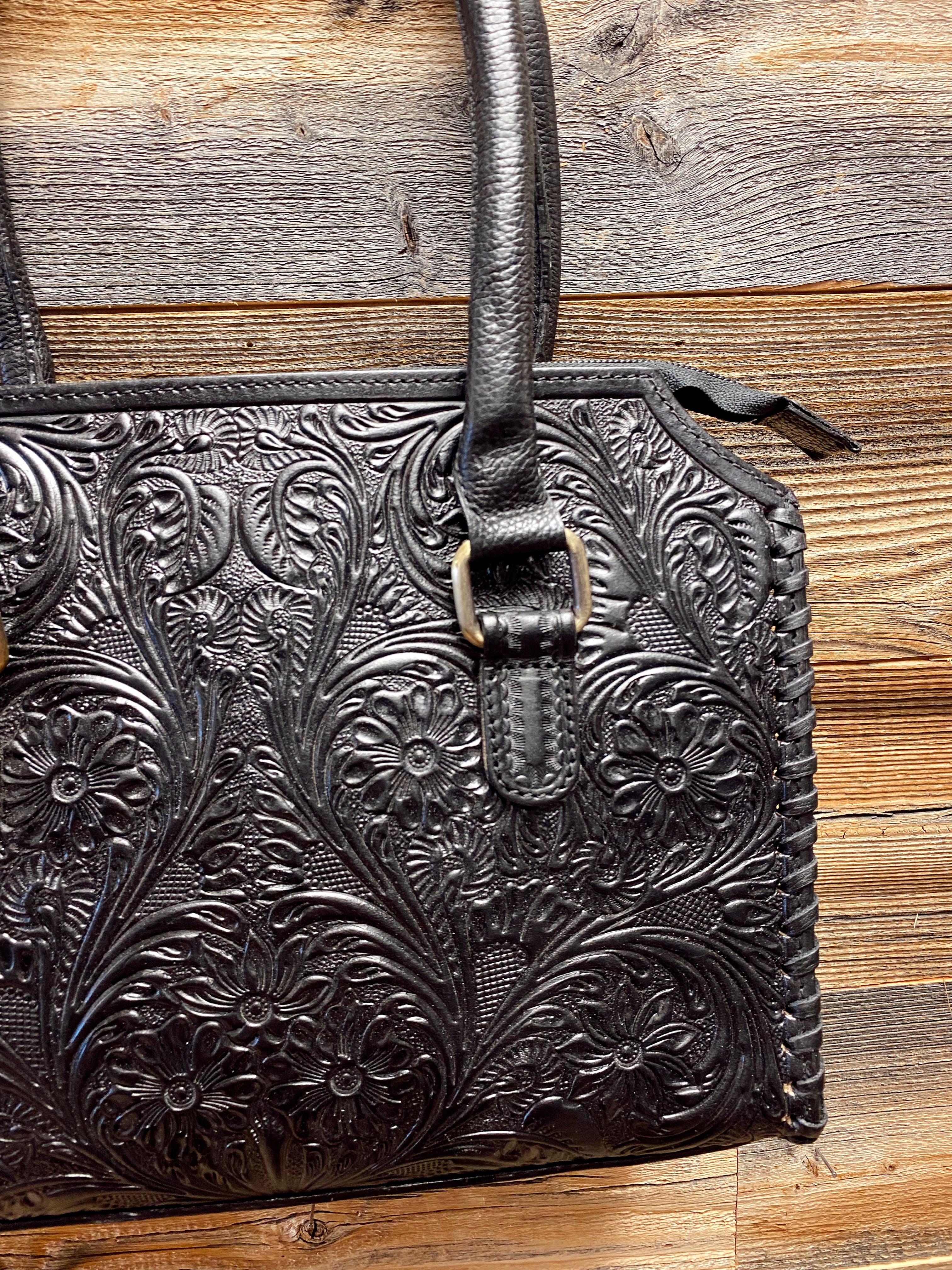 The Midnight Grace Tooled Purse