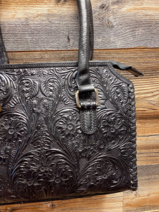 The Midnight Grace Tooled Purse