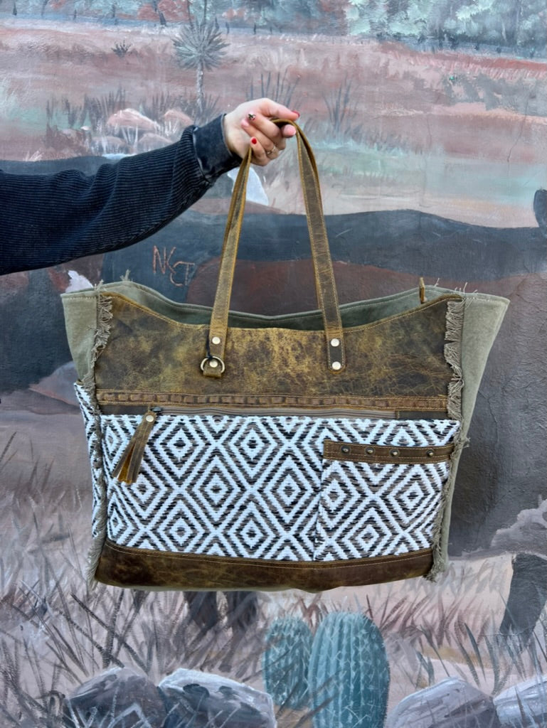 Sand Weaver Weekender Bag