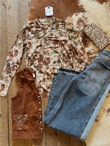 The OG Cowboy Mesh Top