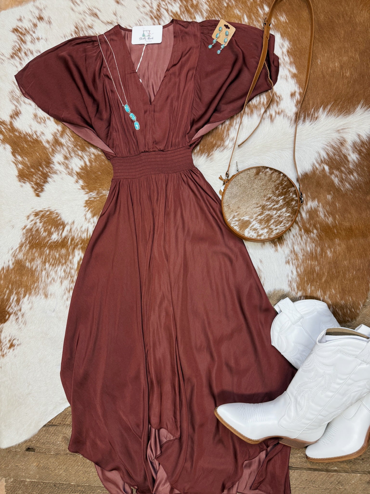 The Bethany Satin Dress