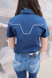 The Kimes Ranch Longhorn Button-Up