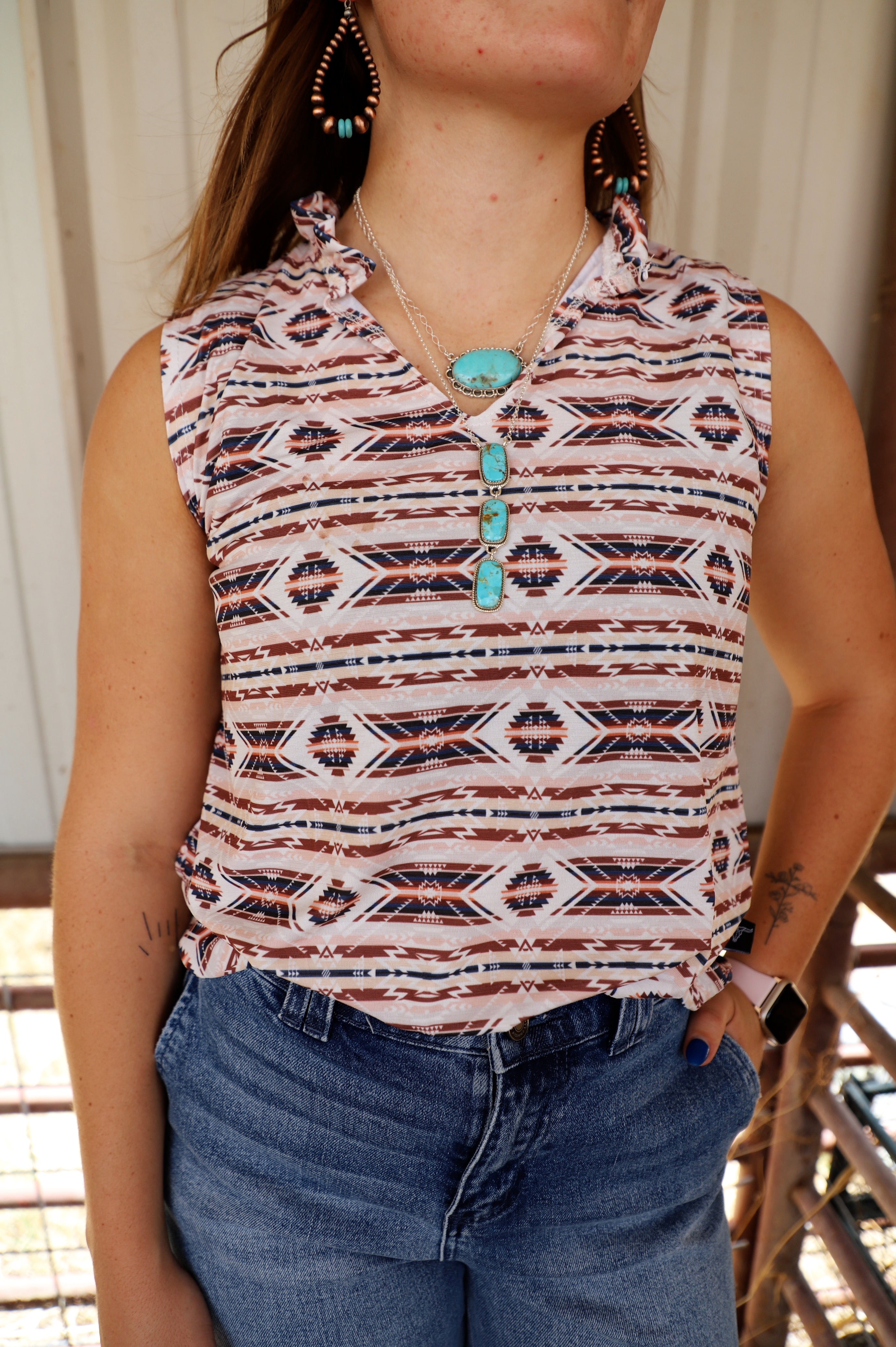 The Rayne Aztec Top