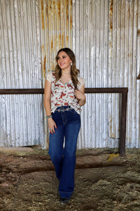 Stetson High Rise Wide Leg Jeans #751