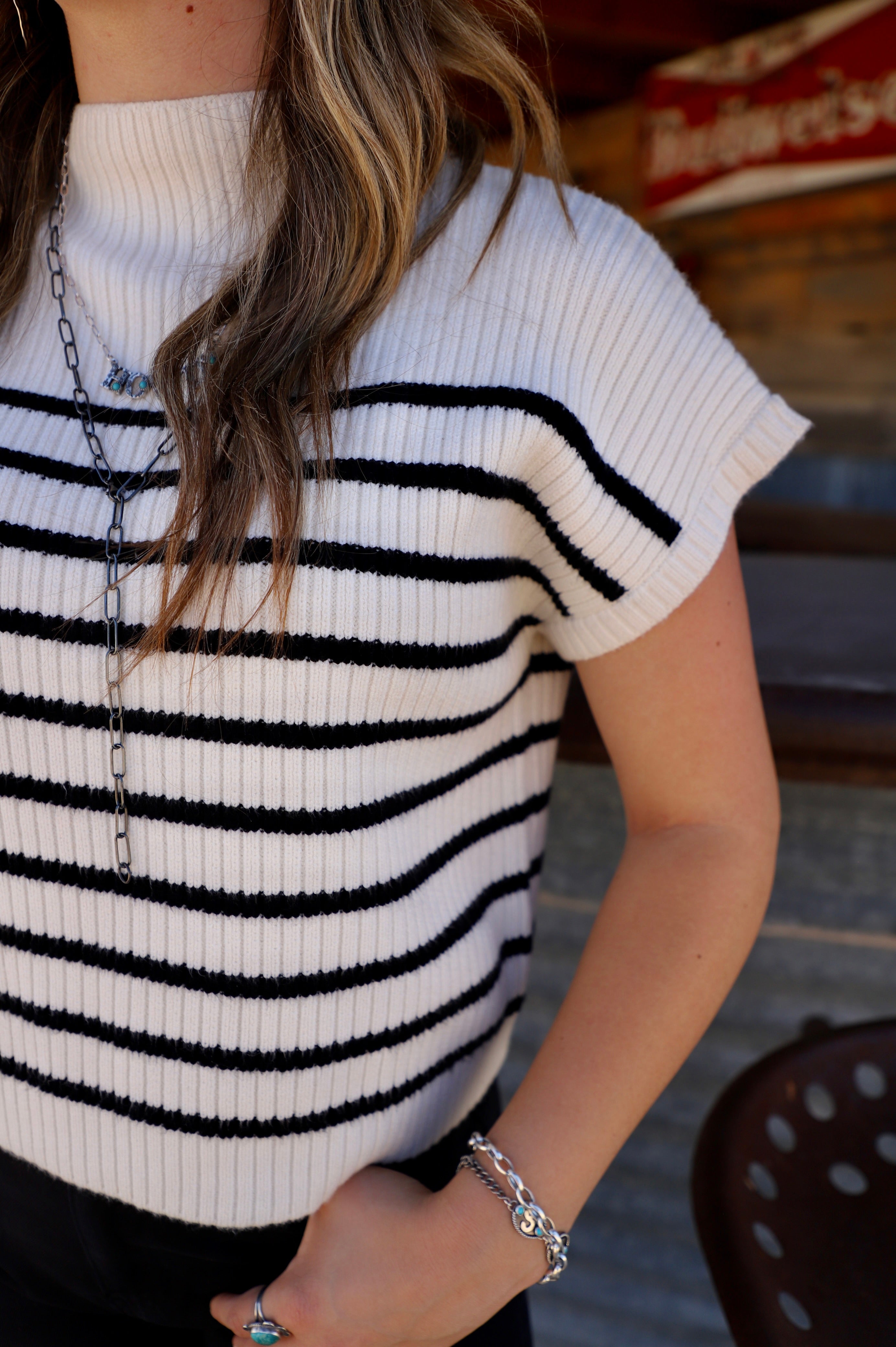 The Cora Striped Sweater