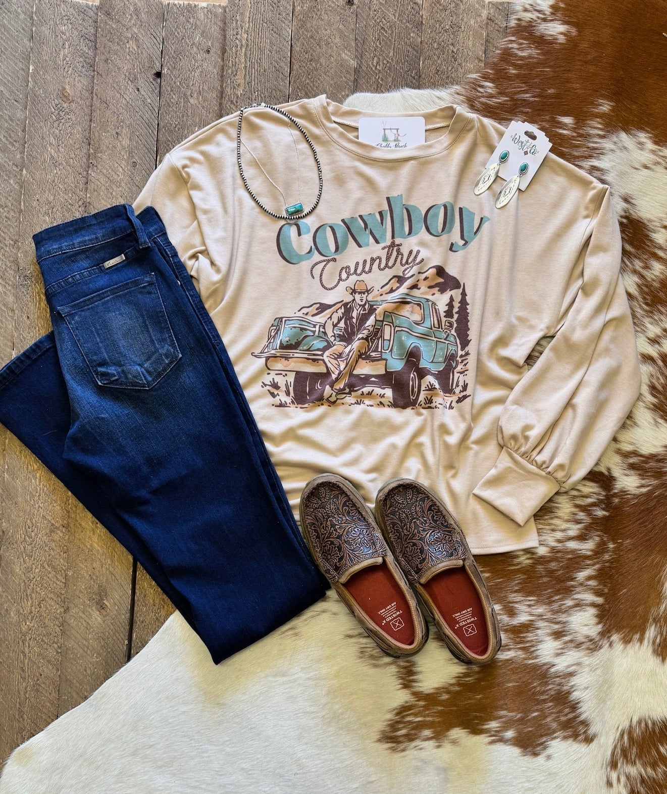 The Natalie Cowboy Country Pullover