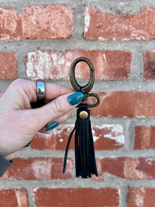 Myra Tassel Charm -Black