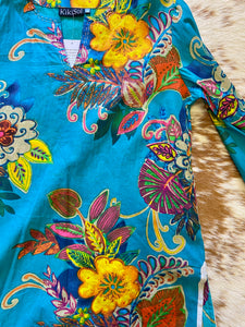 The Anthia- Kiki Fiji Tunic- Aqua