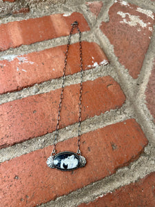 White Buffalo Bar Necklace