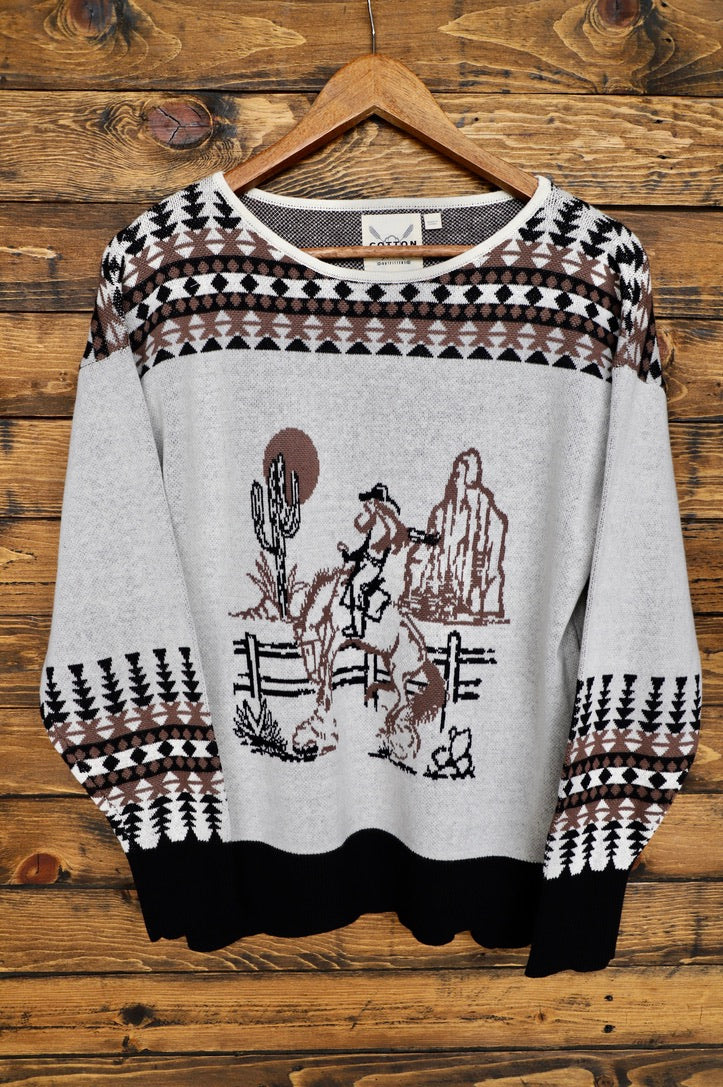 Vintage Cowgirl Sweater