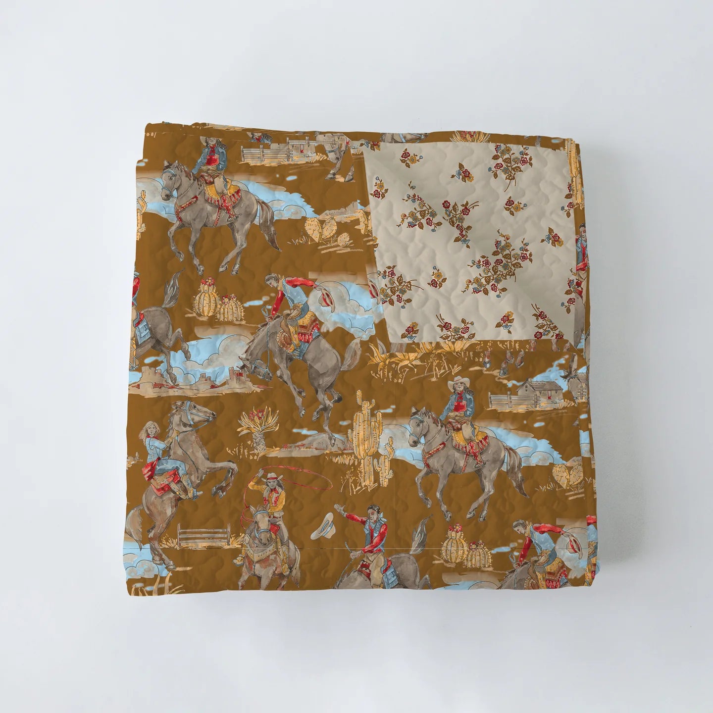 The Bronin' Gold Baby Quilt- Ida Mae