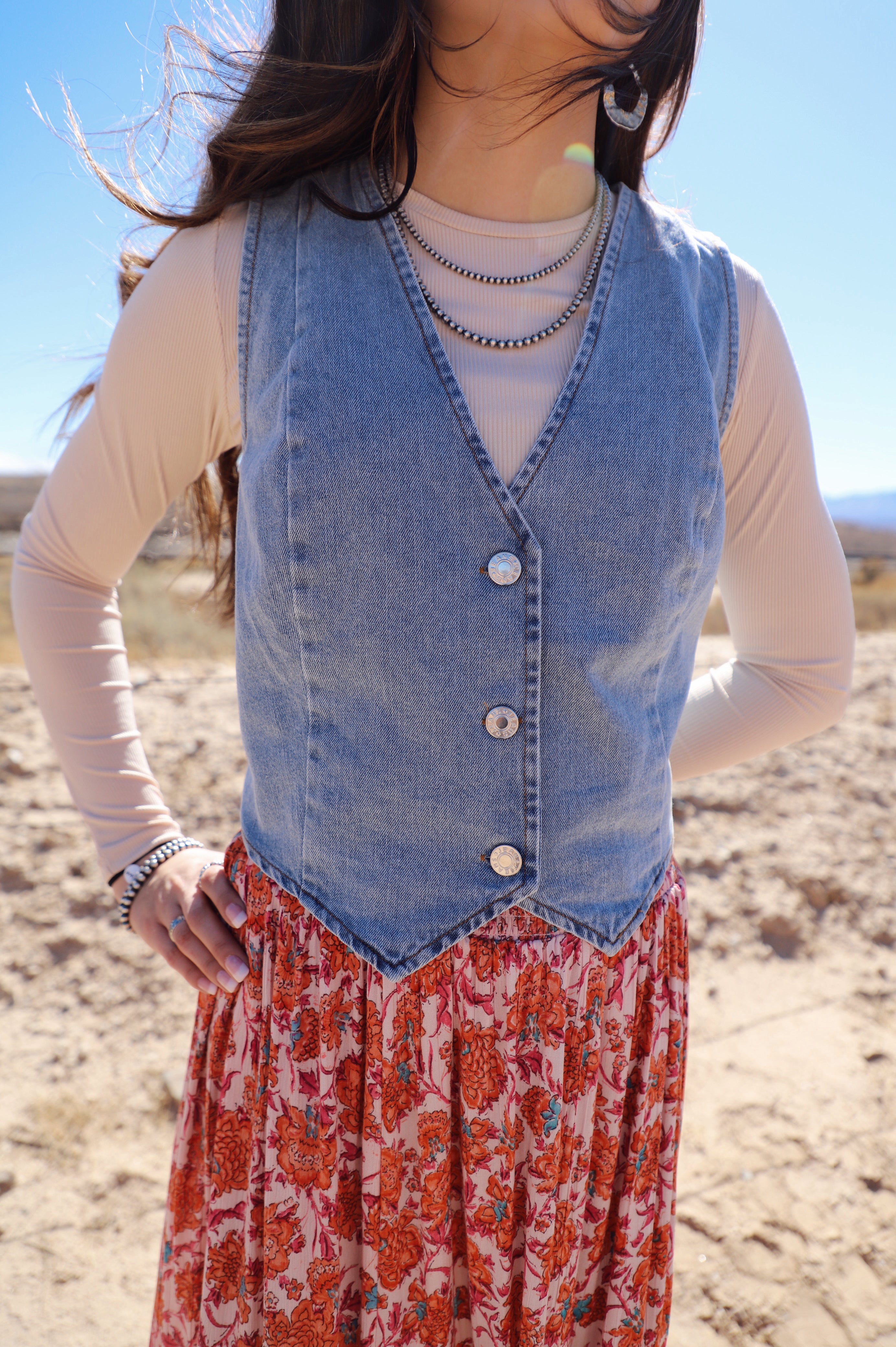 The Veronica Denim Vest