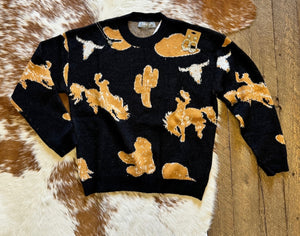 The Cody Western Sweater