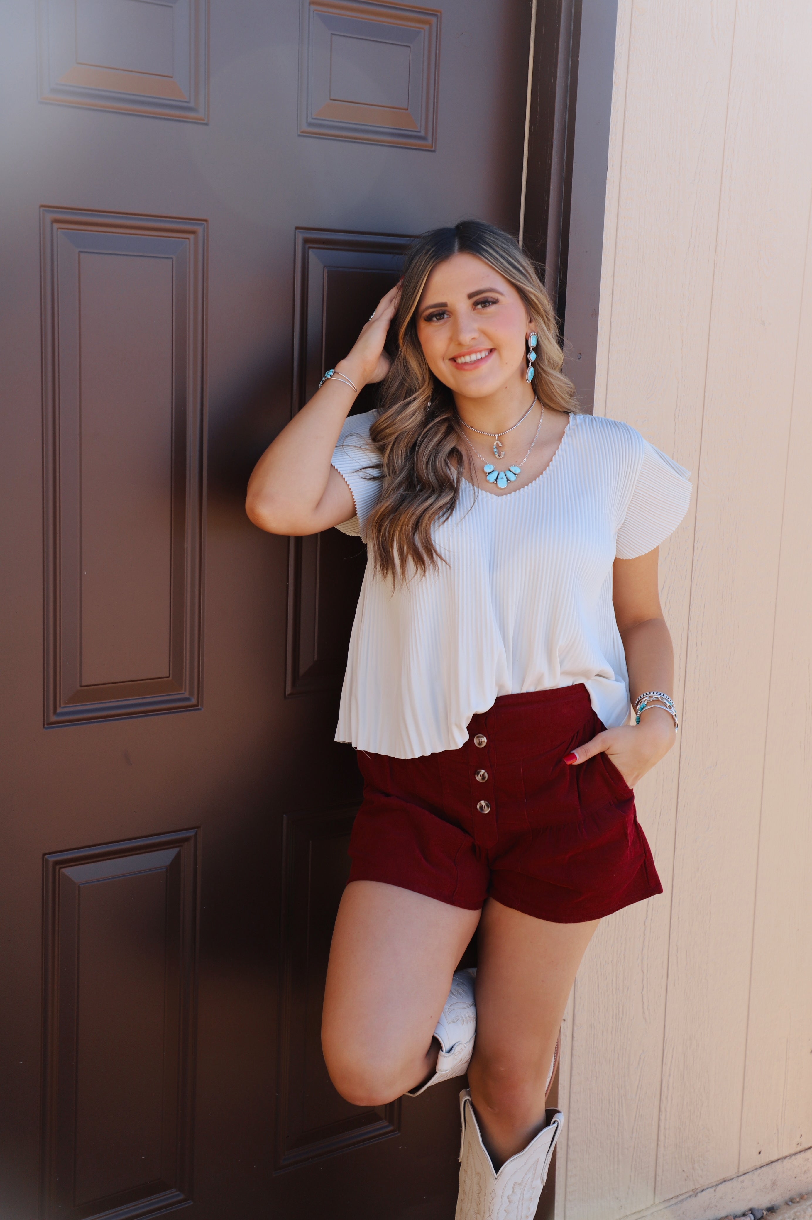 The Laura Corduroy Shorts