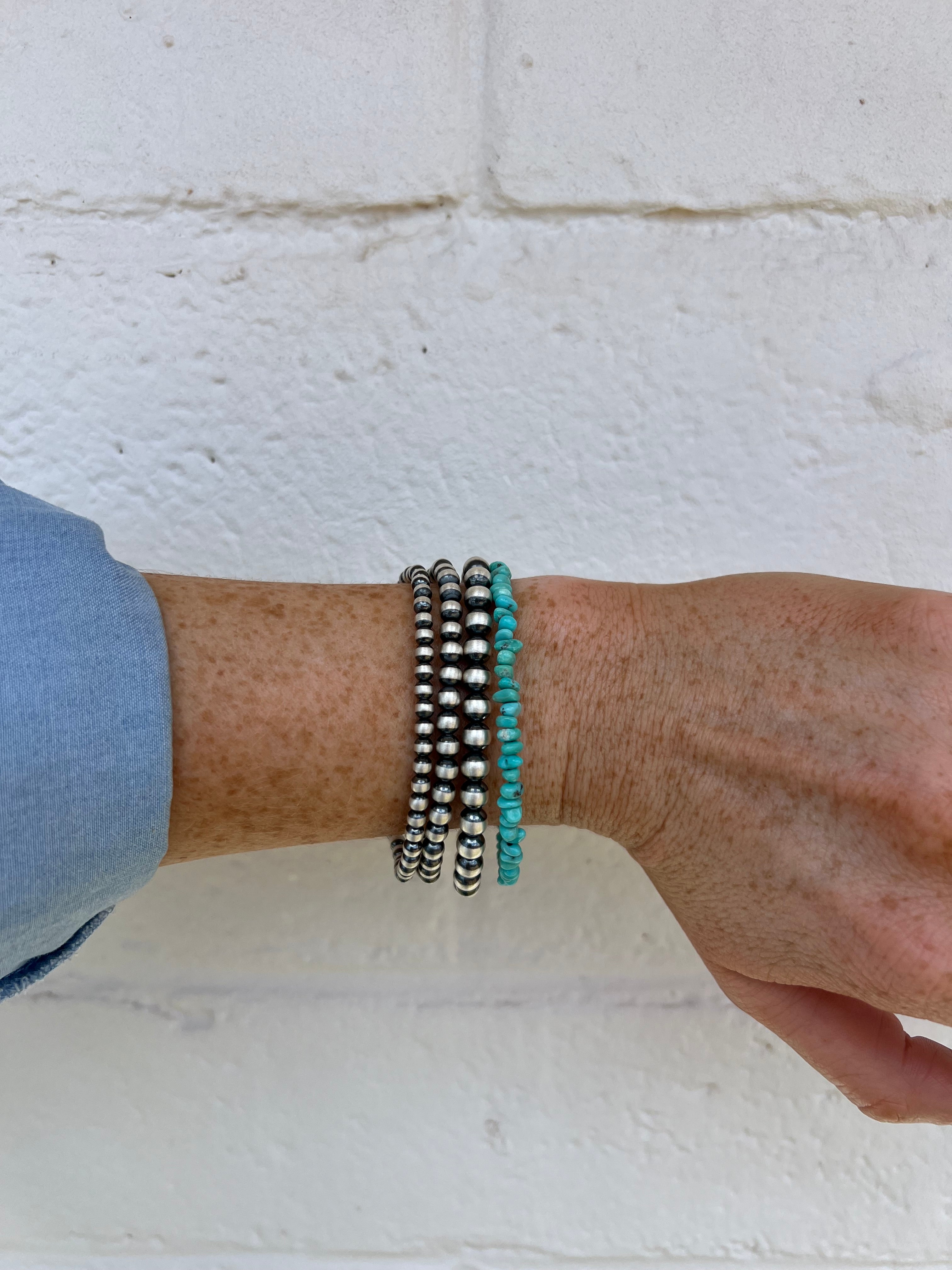 The Stockton Turquoise Chip Bracelet