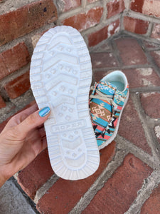 Roper Women's Hang Loose Shoe - Blue Aztec