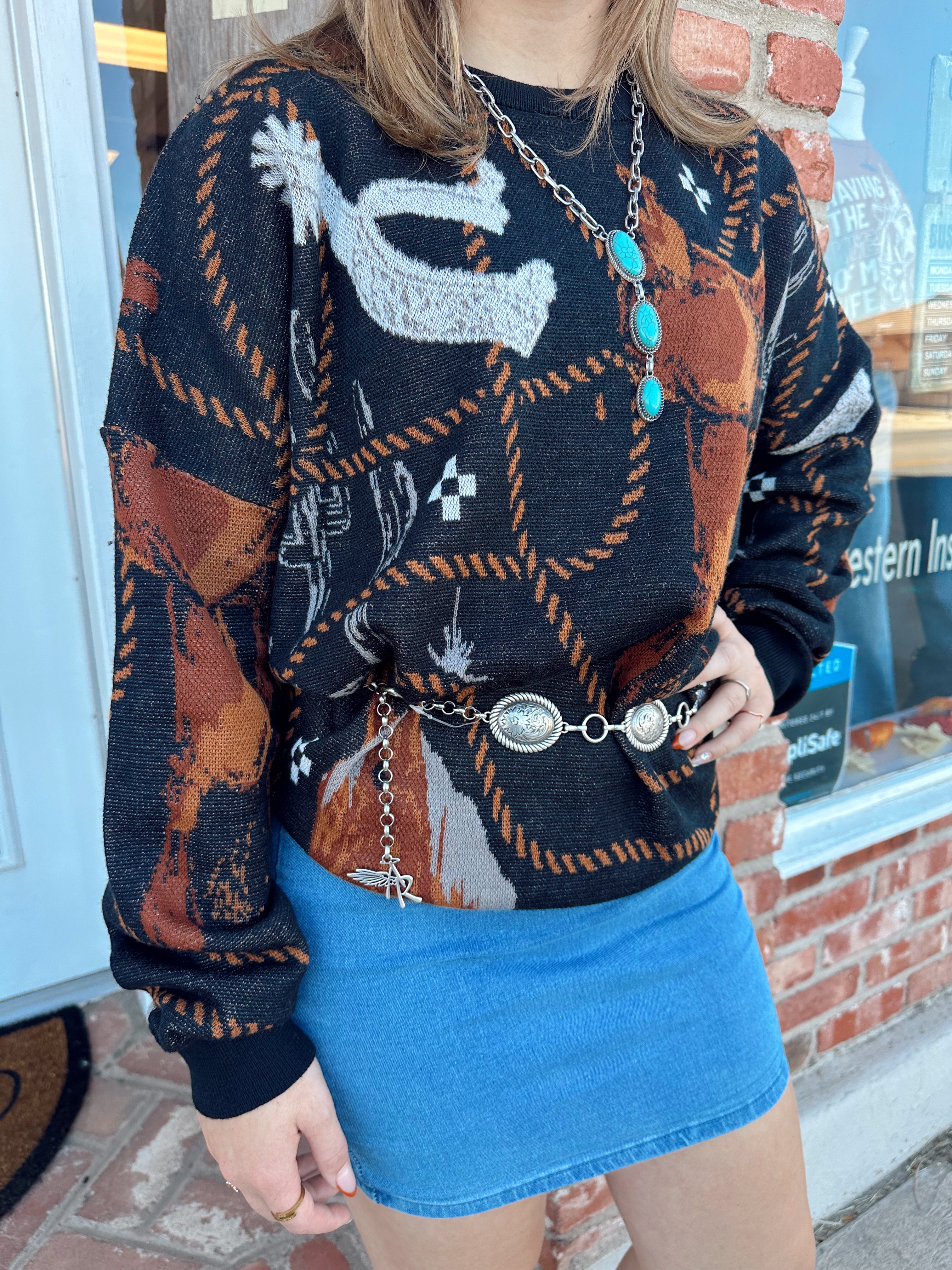 The Western Tack Sweater