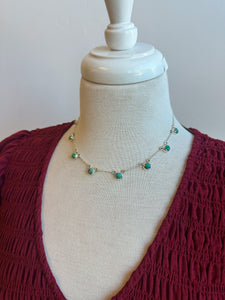 The Dayna 8-Stone Turquoise Choker
