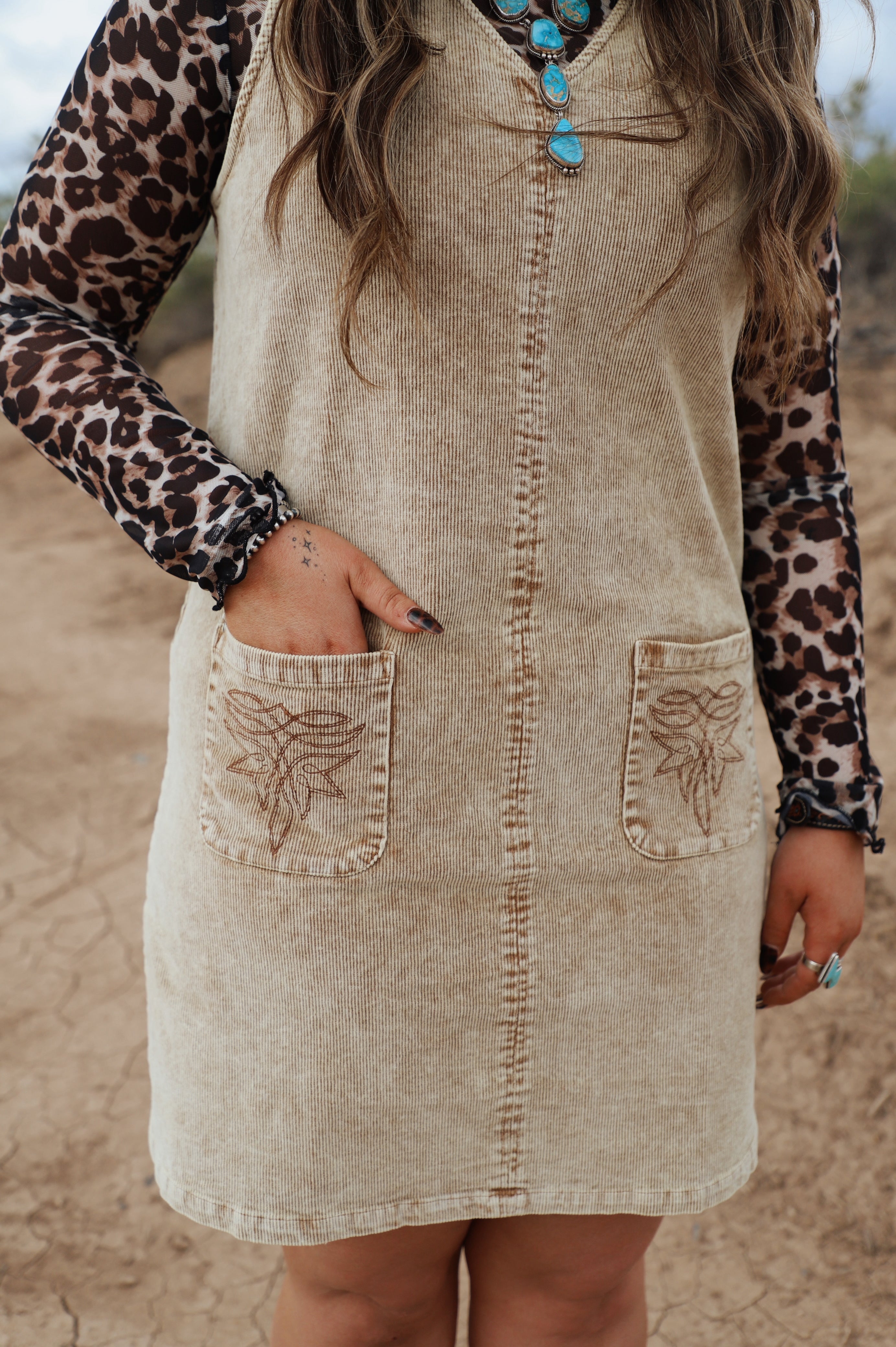 The Evie Corduroy Dress