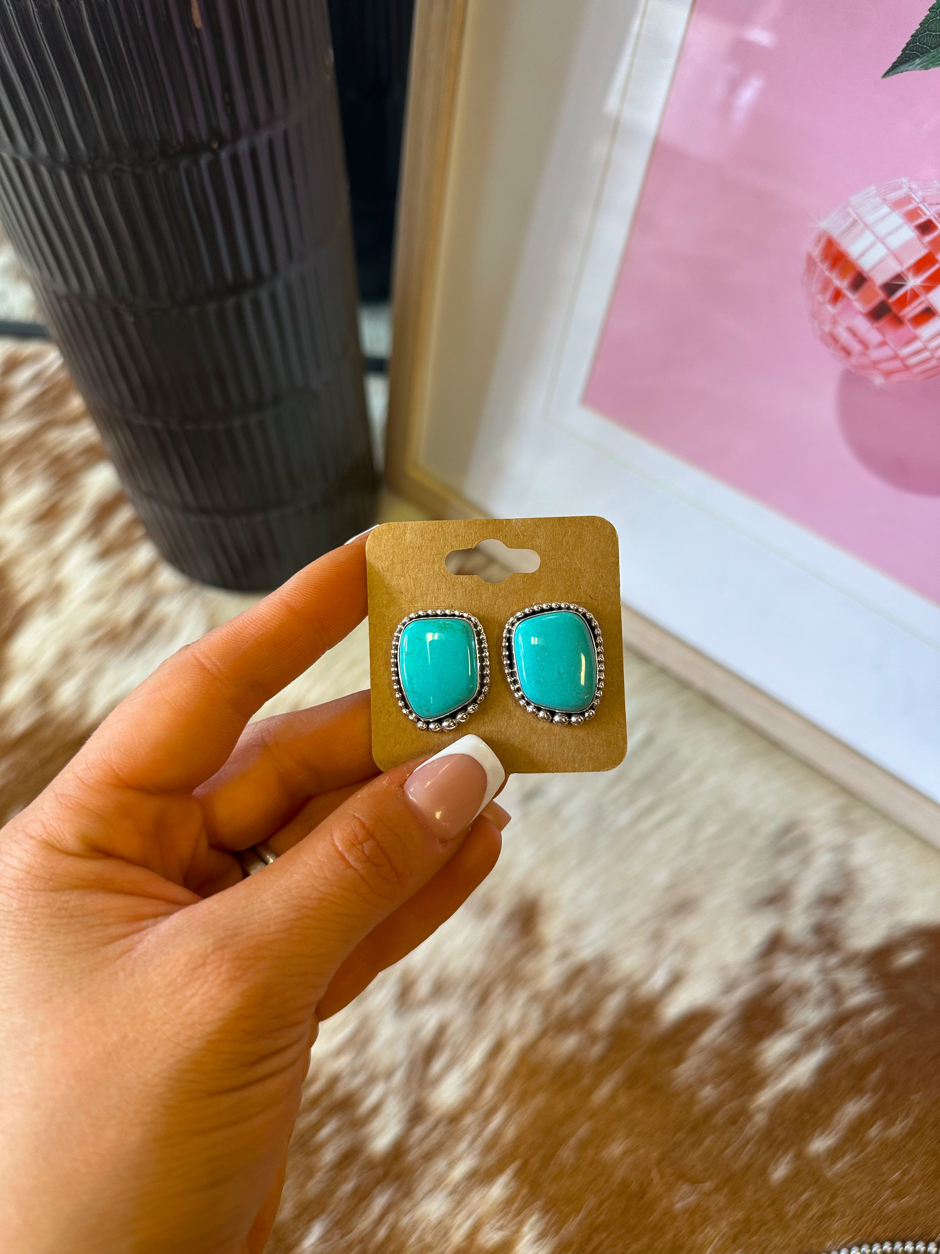 The Sienna Turquoise Studs