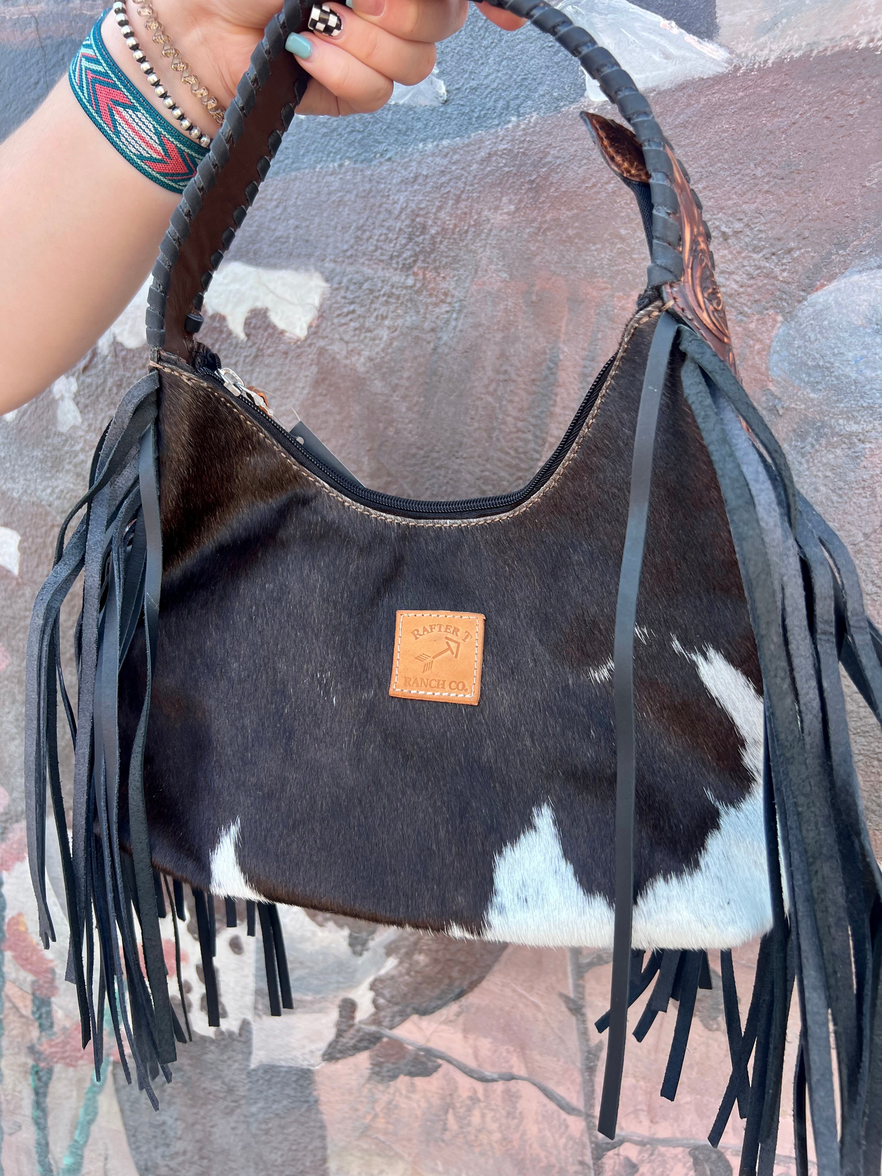 The Knox Cowhide Hobo Bag