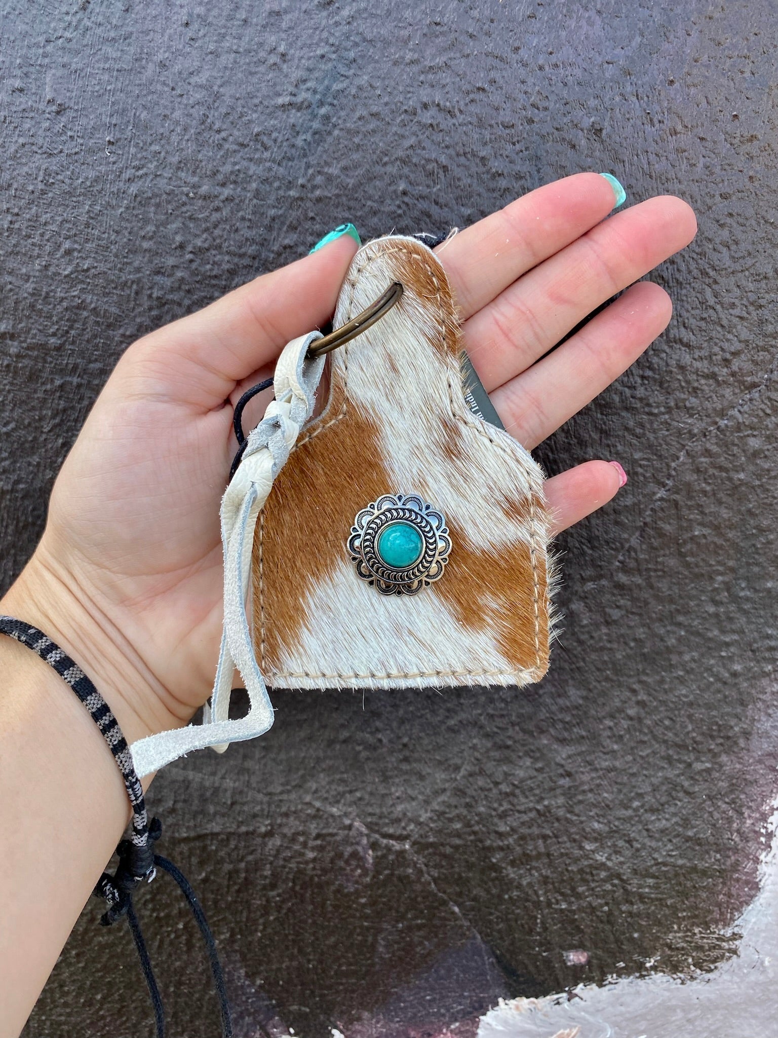 Wild Spirit Cowhide Key Fob