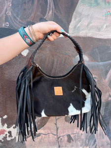 The Knox Cowhide Hobo Bag