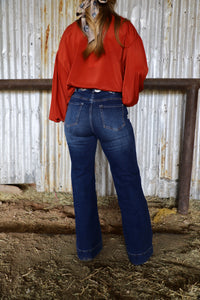 Stetson High Rise Wide Leg Jeans #751