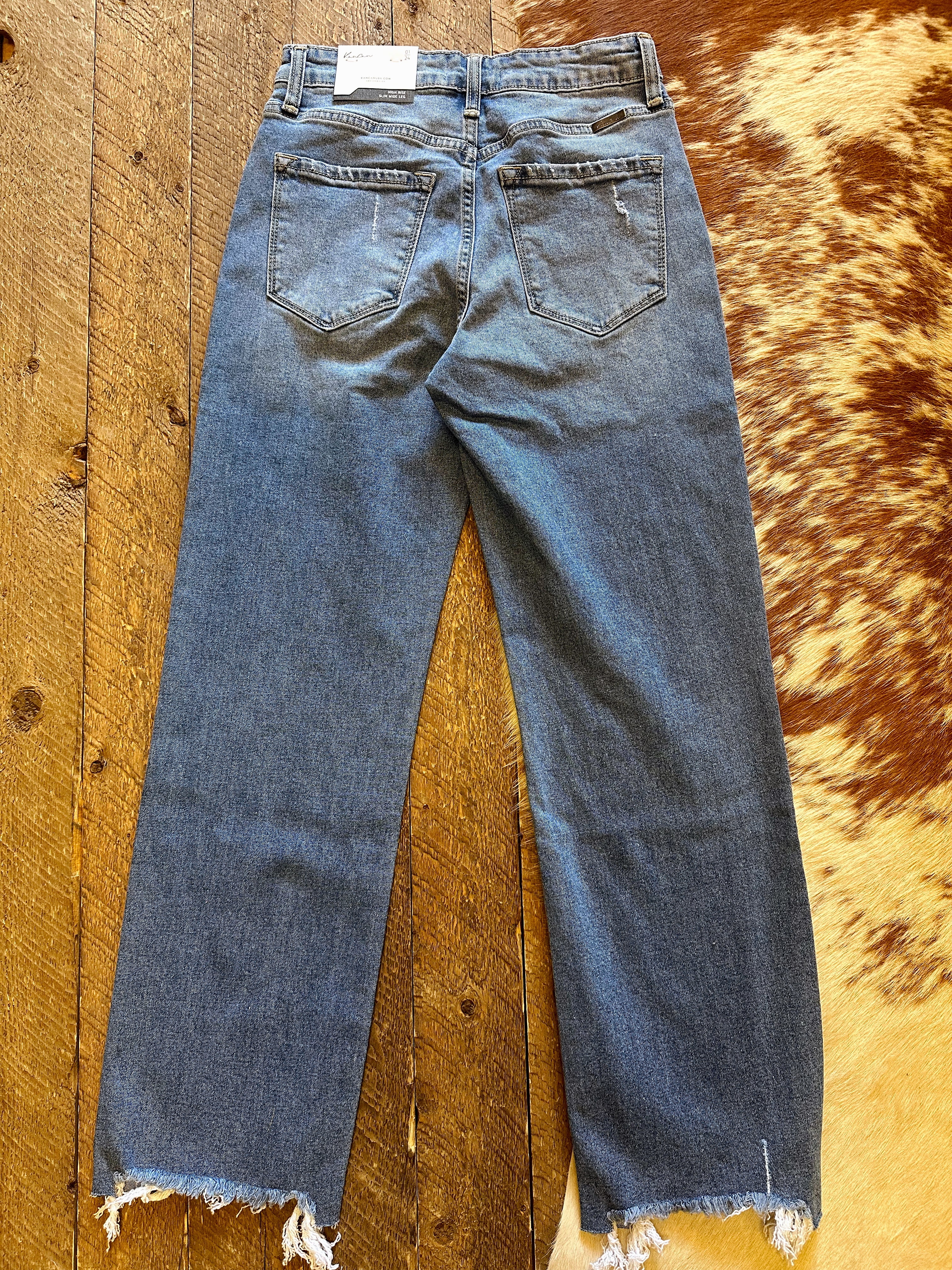 The Mesa Cropped Wide Leg Jeans