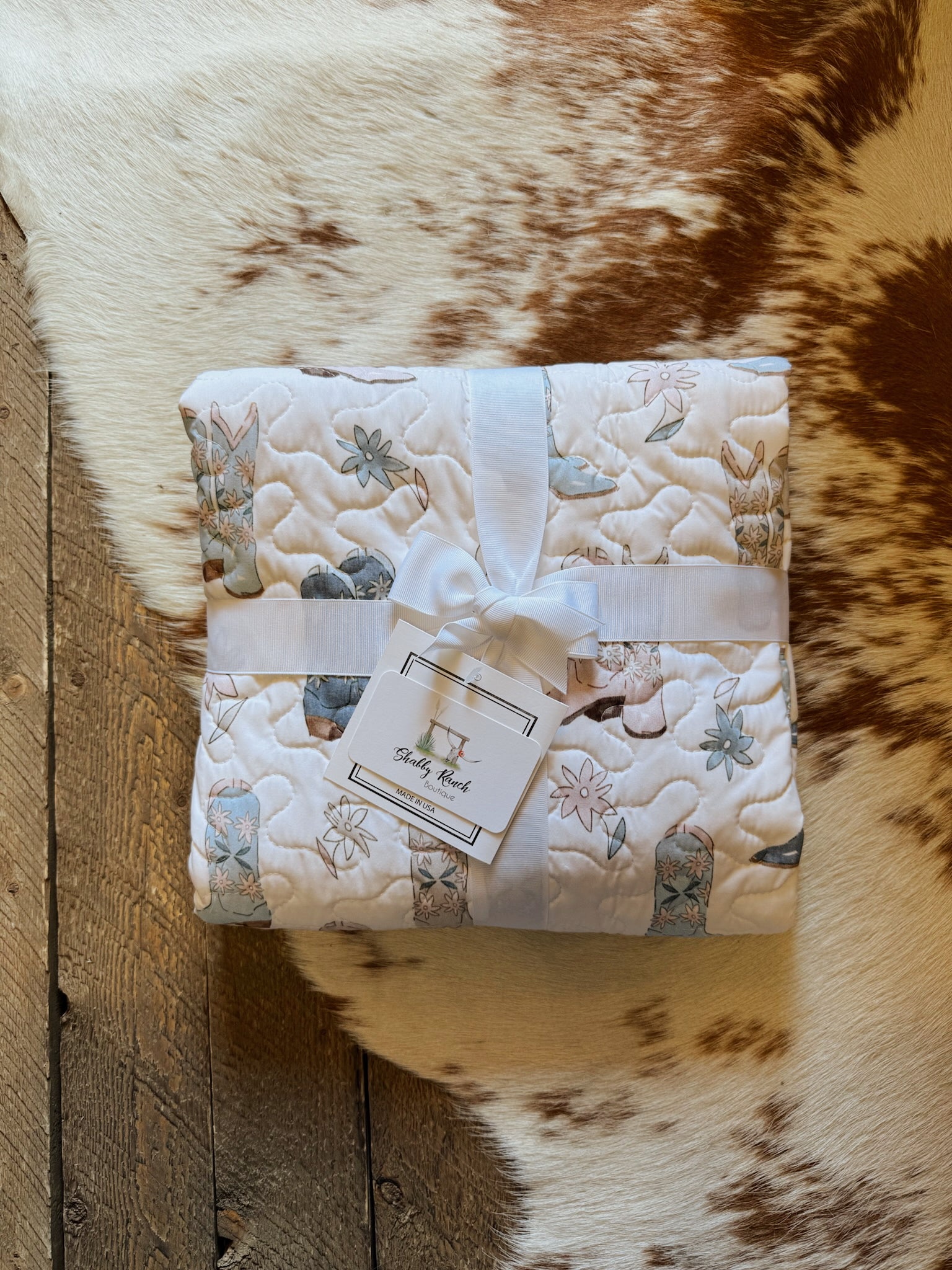 The Daisy Boots Baby Quilt- Ida Mae