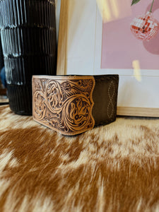 The Western Tooled & Roughout Men's Bifold