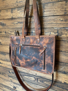 The Valerie Cowhide Sunflower Purse