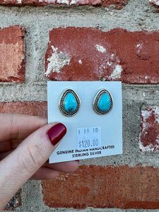 The Tallulah Turquoise Studs