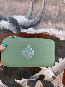 The Bandito Jewelry Case- Olive Green