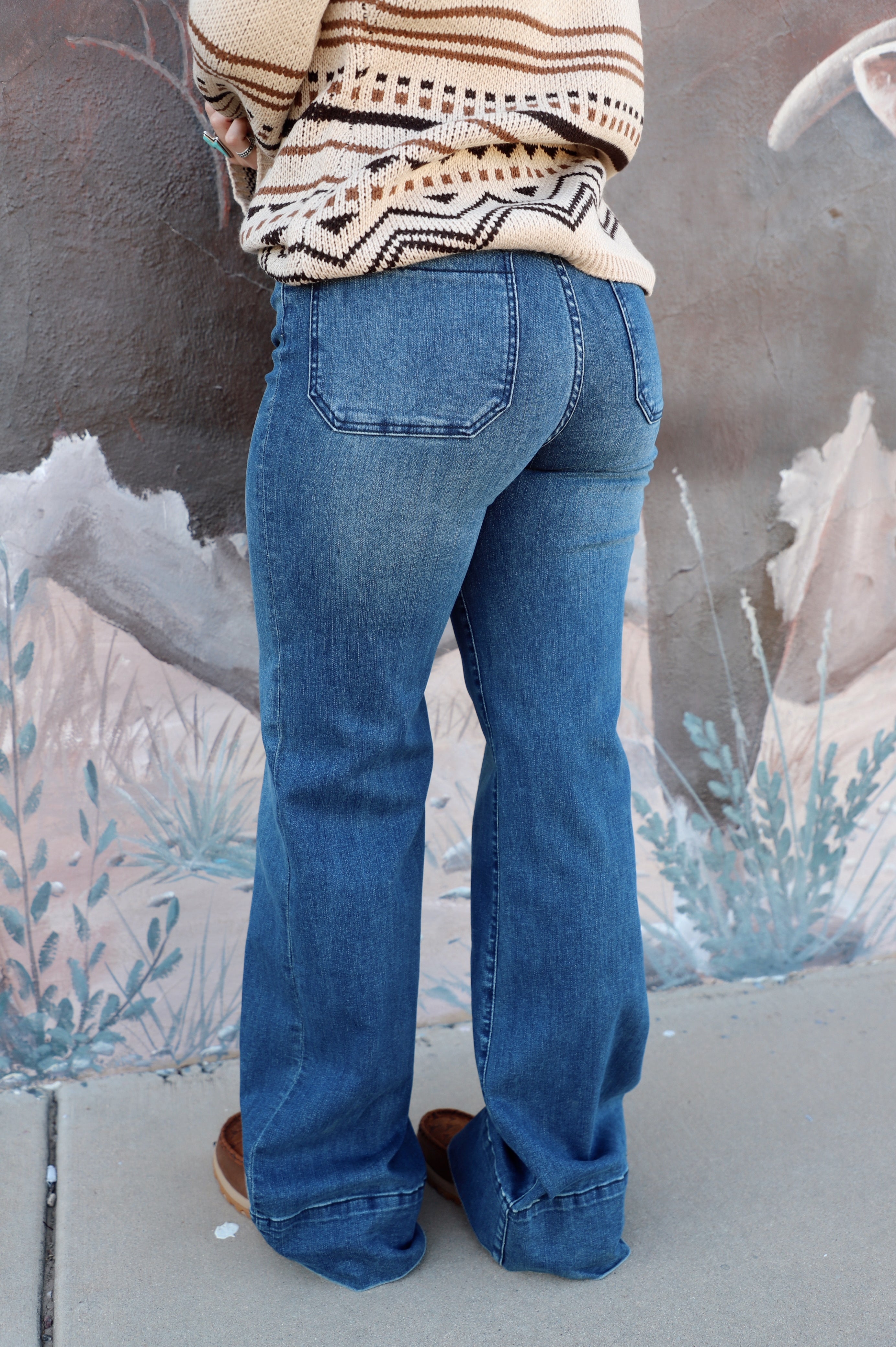 The Tampa Wide Leg Stetson Jeans