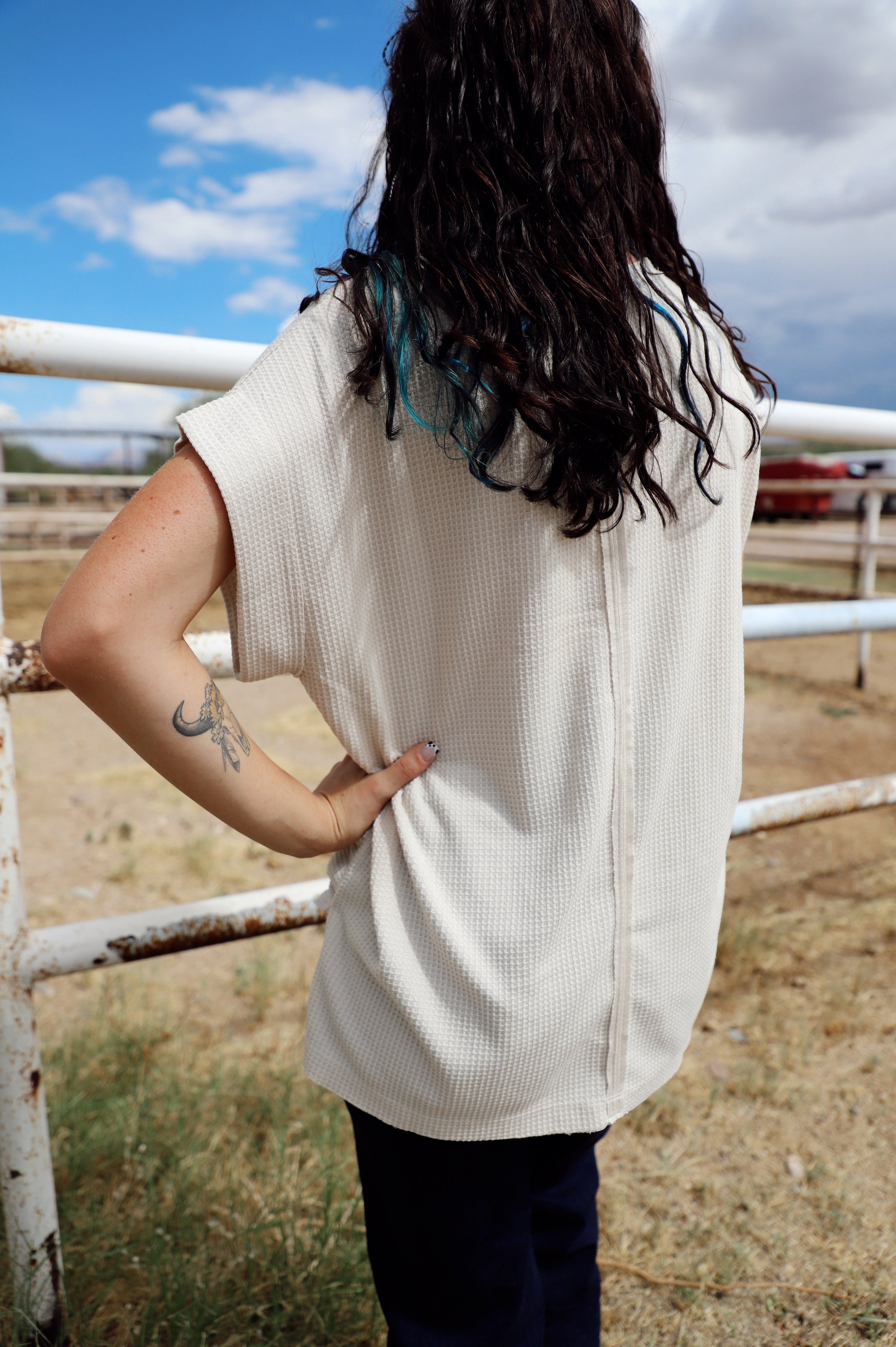 The Jay Waffle Knit Top