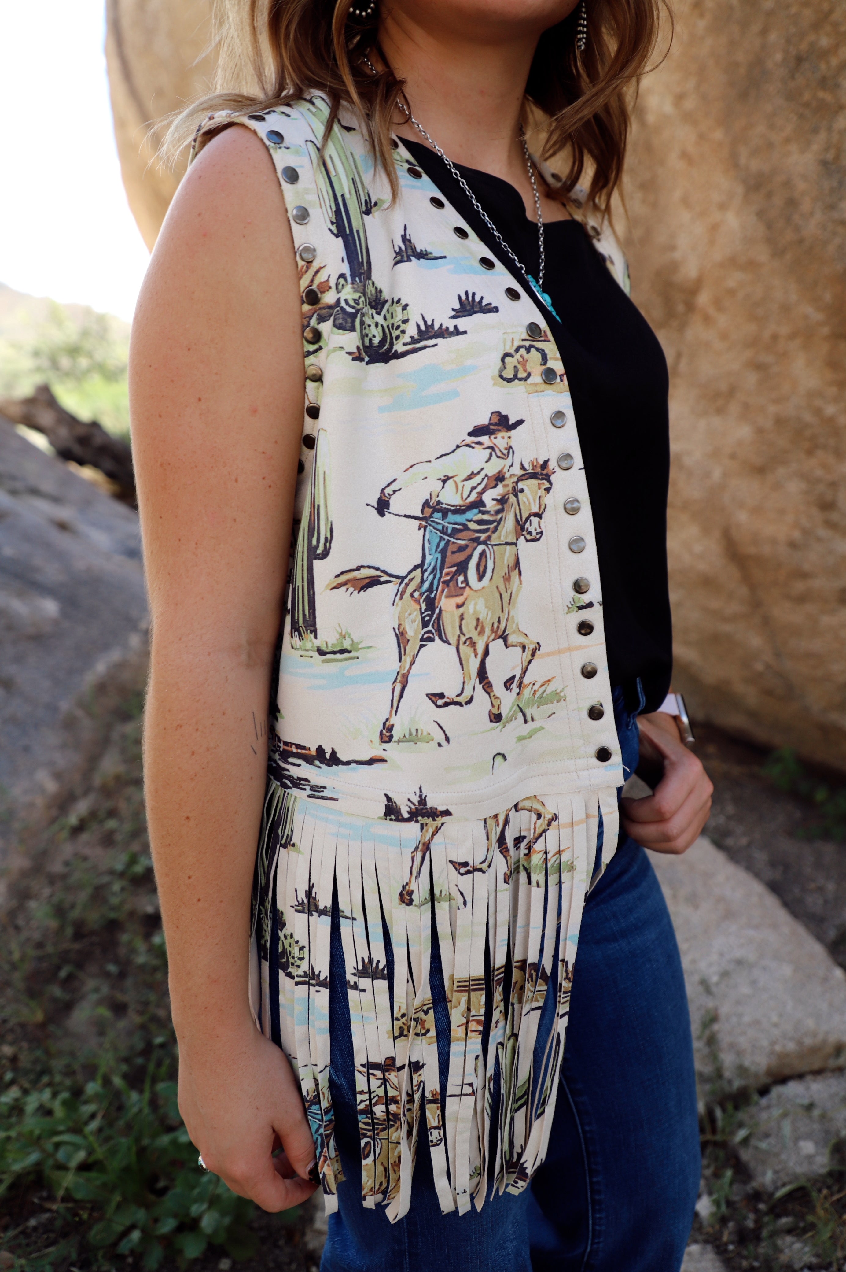 The Desert Days Fringe Vest