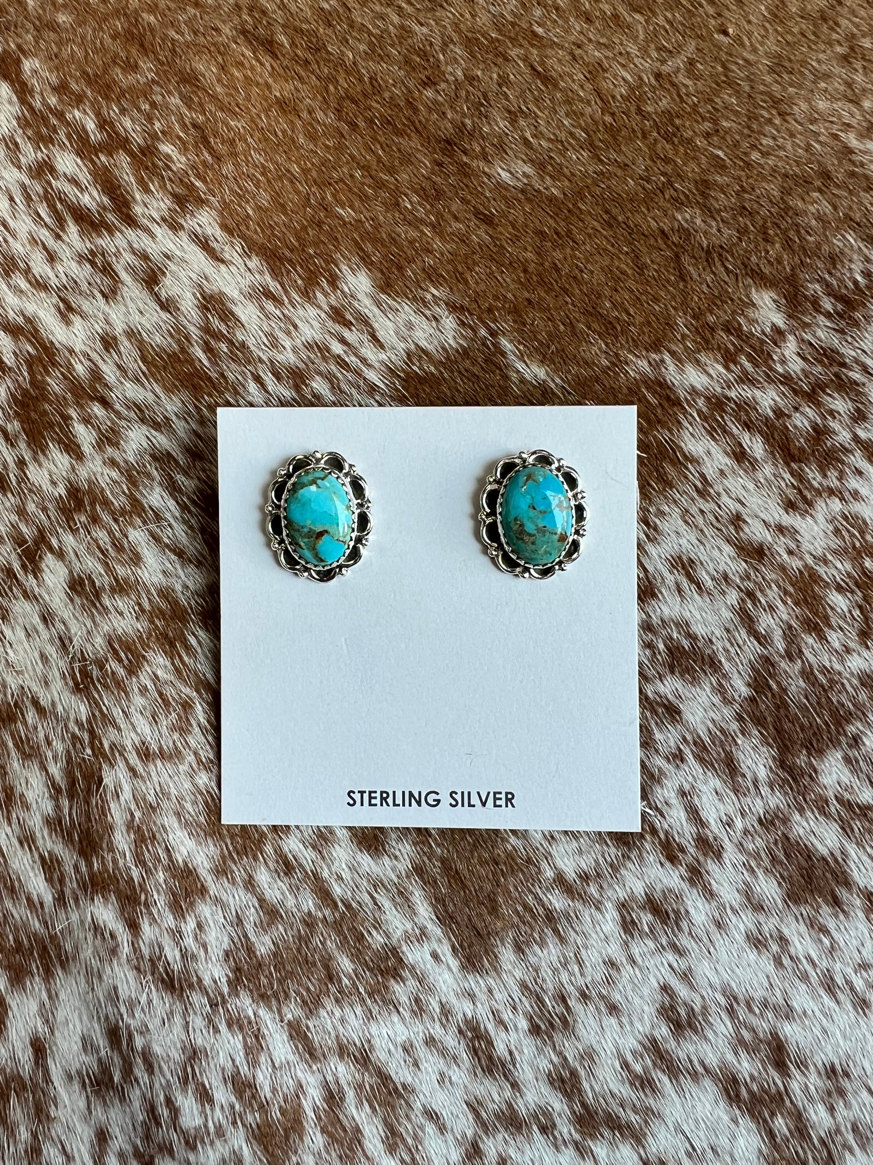 The Benson Turquoise Studs