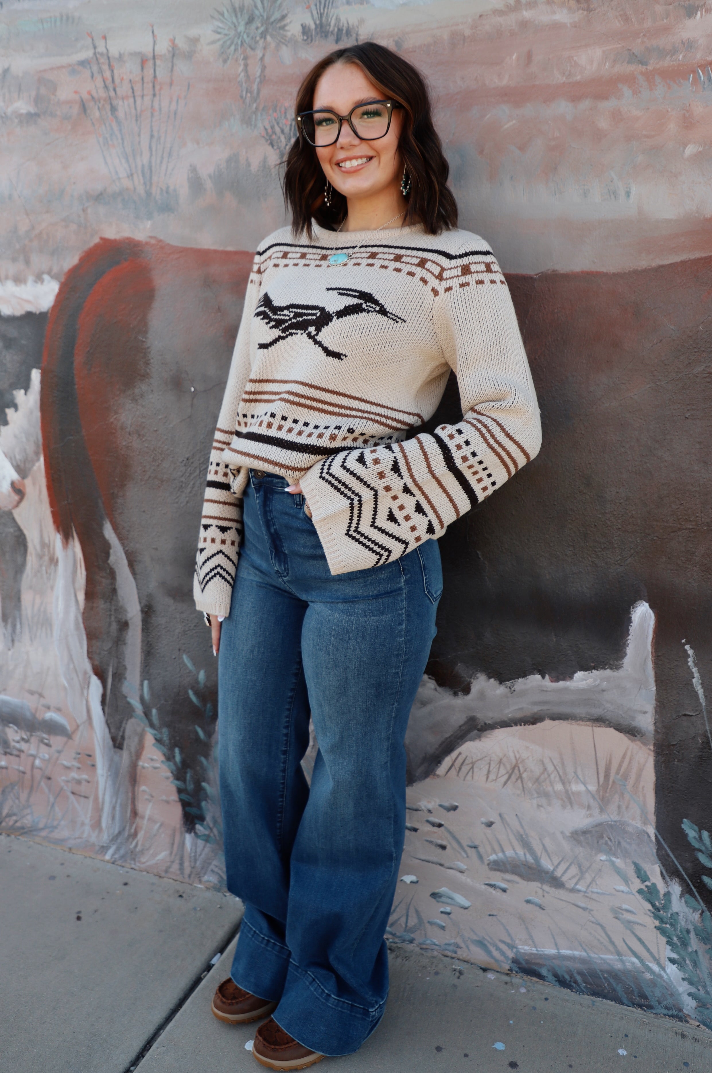 The Rustic Roadrunner Sweater